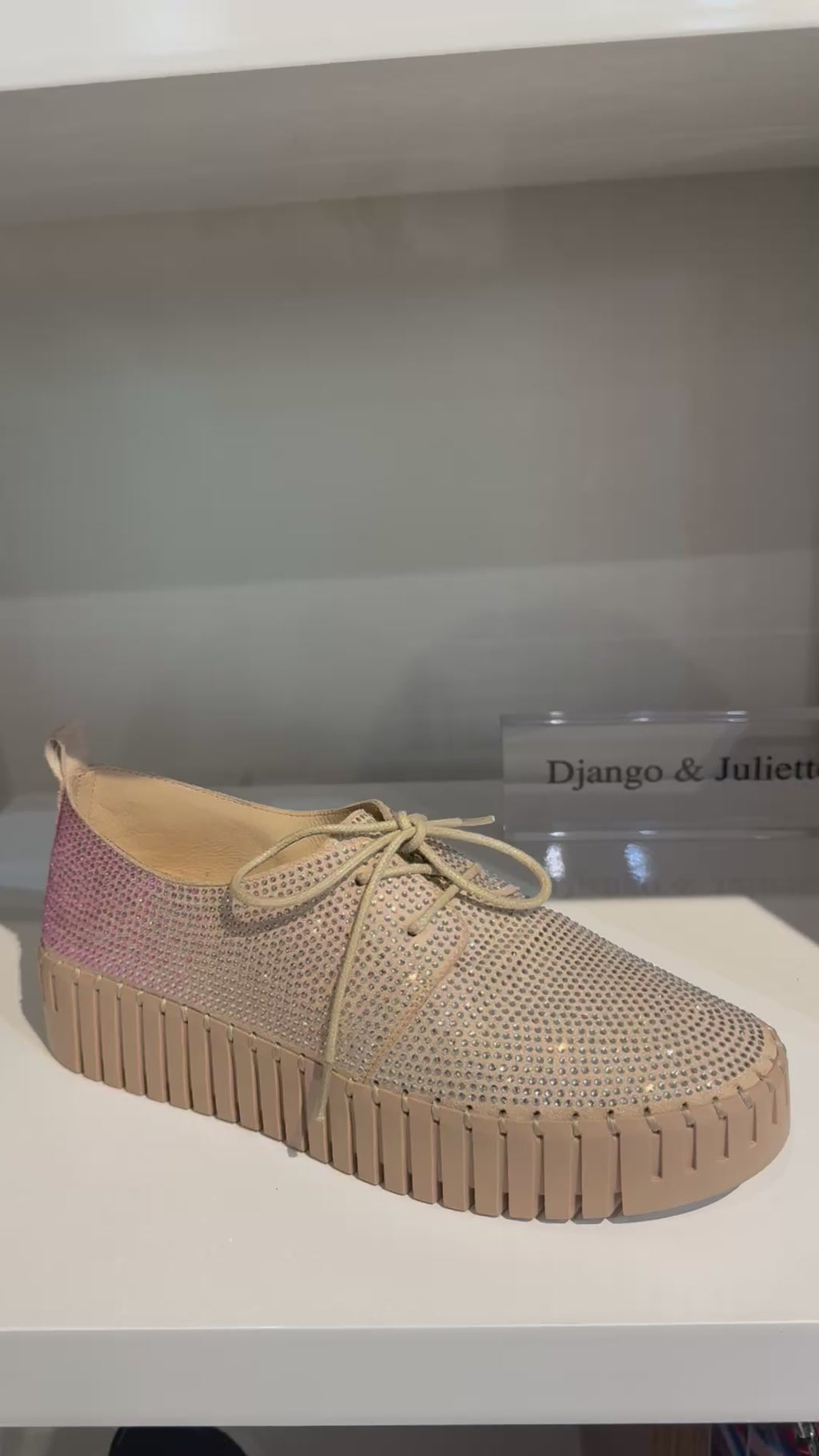 Django & Juliette Birming Sneaker - Rose/Nude