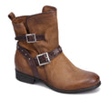 Miz Mooz Sammie Leather Boots - Walnut