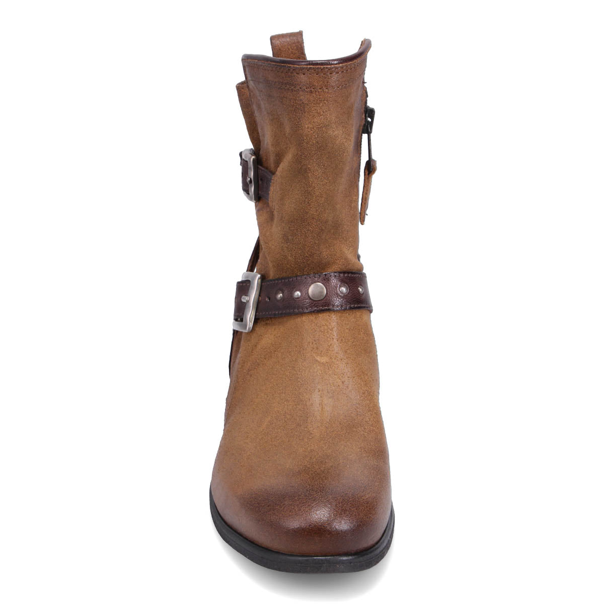 Miz Mooz Sammie Leather Boots - Walnut