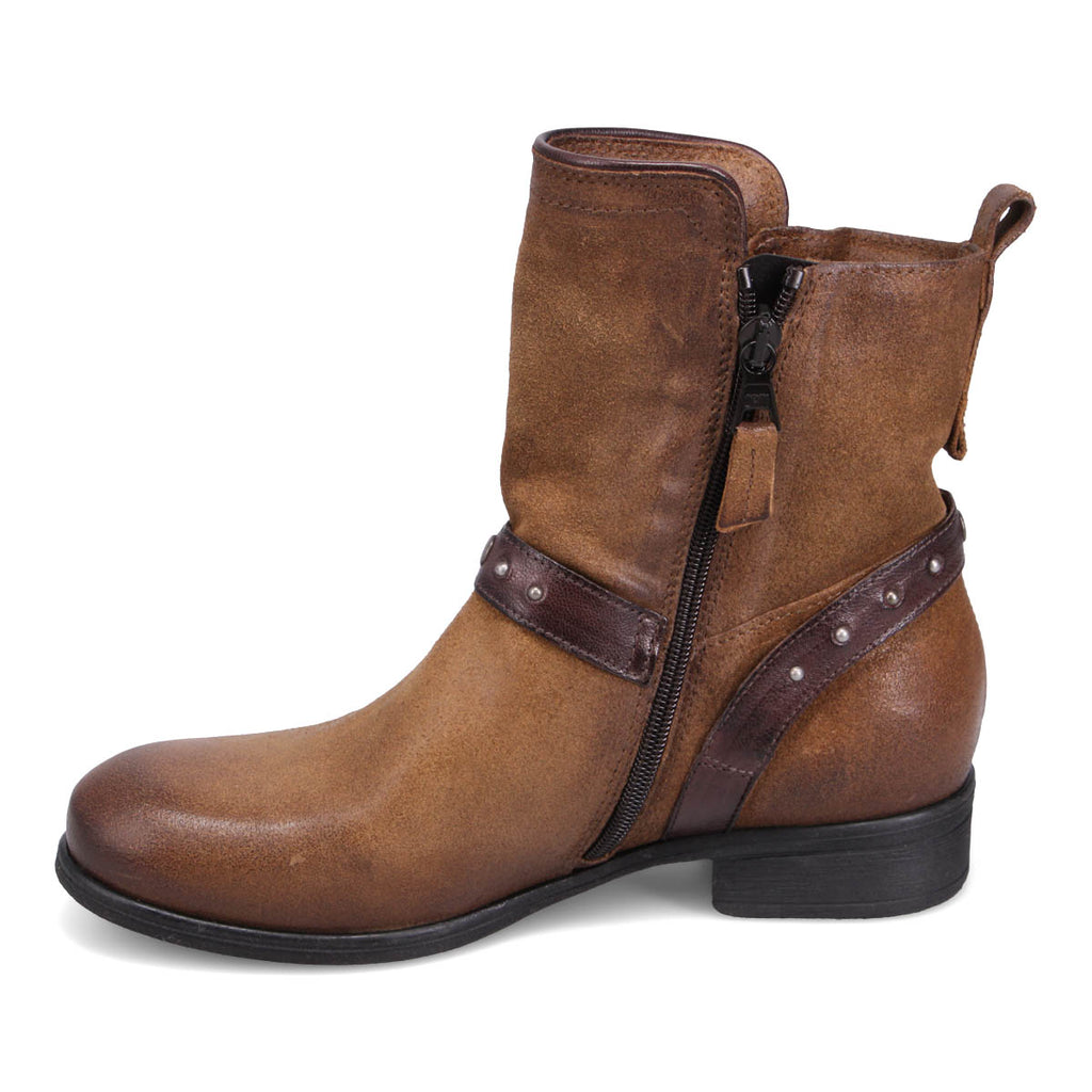 Miz Mooz Sammie Leather Boots - Walnut
