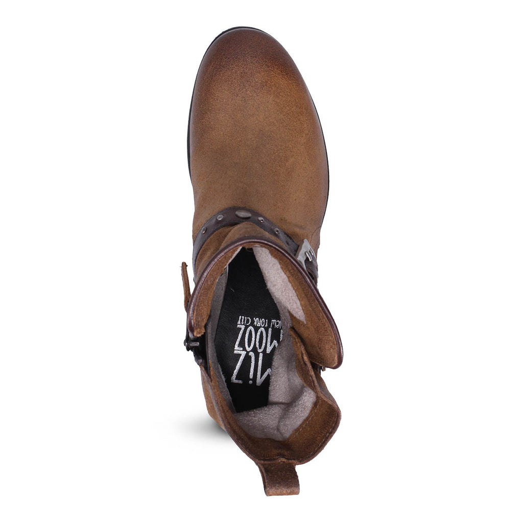Miz Mooz Sammie Leather Boots - Walnut