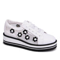 Django & Juliette Serenoy Mesh Platform Sneaker - White