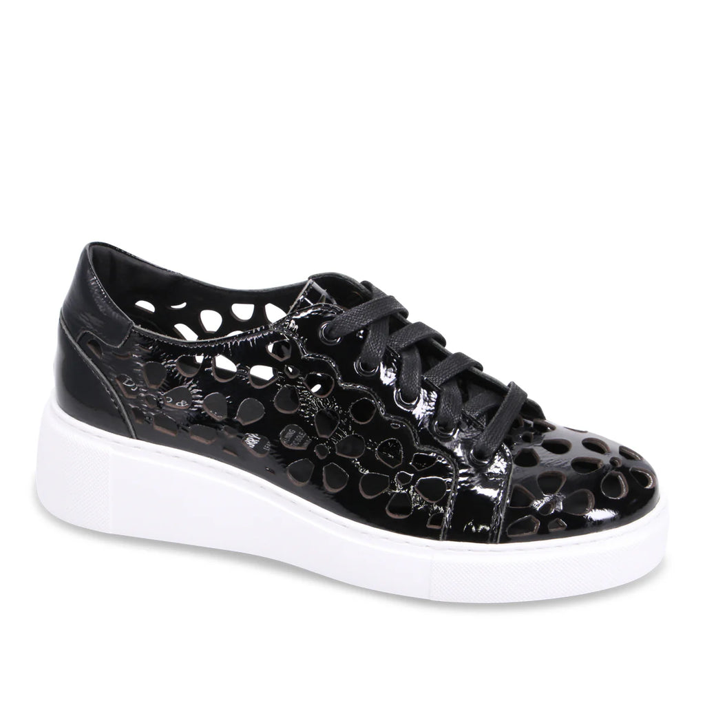 Django & Juliette Yarry Platform Sneaker - Black Patent