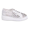Django & Juliette Yarry Platform Sneaker - Silver