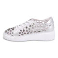 Django & Juliette Yarry Platform Sneaker - Silver
